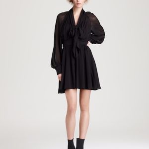 Rachel Zoe Arielle Black Silk Dress, Size 8